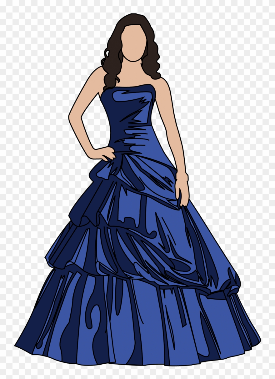 Prom Dress Clipart - Png Download