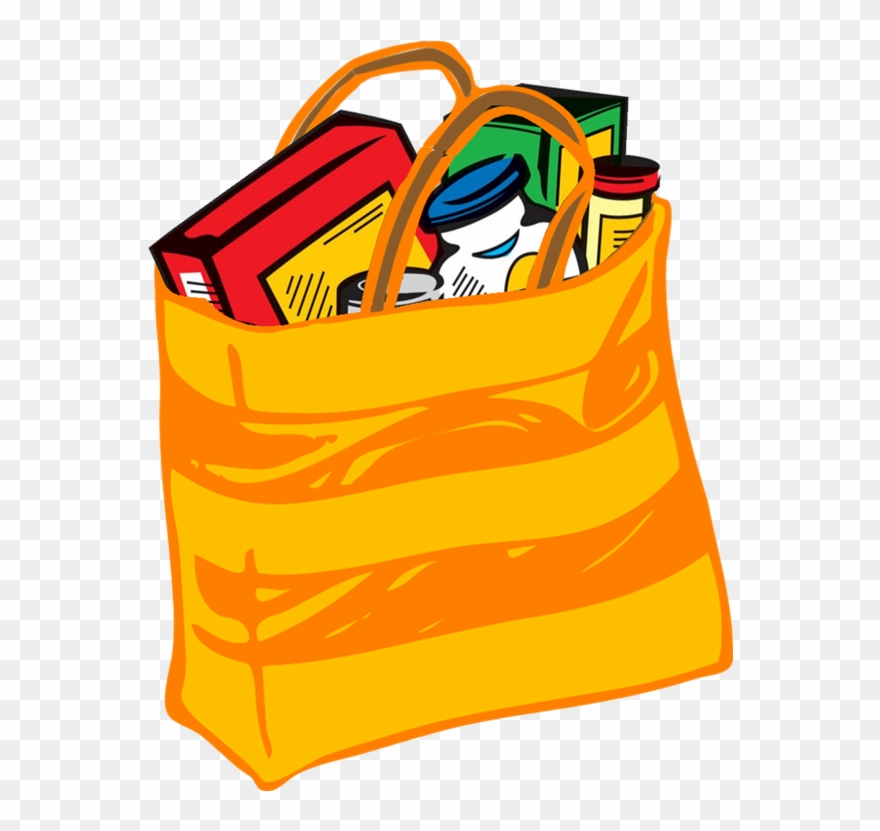 Bags Of Food Logo - Shopping Bag Clip Art - Png Download