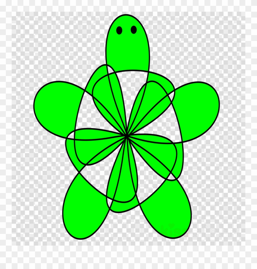 Clip Art Clipart Turtle Clip Art - Green Sea Turtle - Png Download