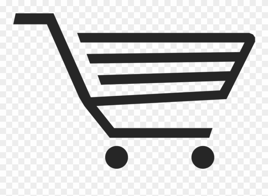 Shopping Cart Hand Drawn Tool Icons - Symbole Supermarché Clipart