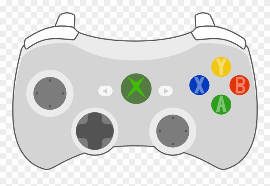 Video Game Clipart 12, Buy Clip Art - Xbox Controller Buttons - Png Download