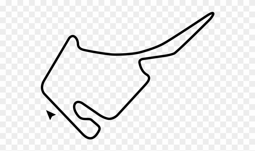 Hockenheim Ii - - Line Art Clipart