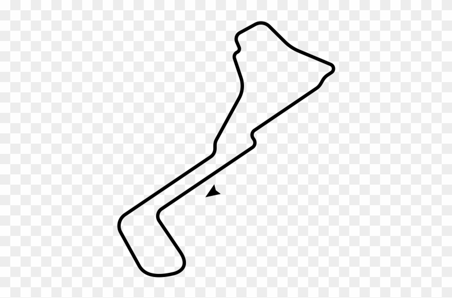 Hockenheim Ii - - Line Art Clipart