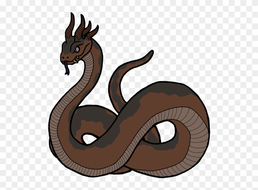7 Serpents Horned Serpent - Horned Serpent Clipart