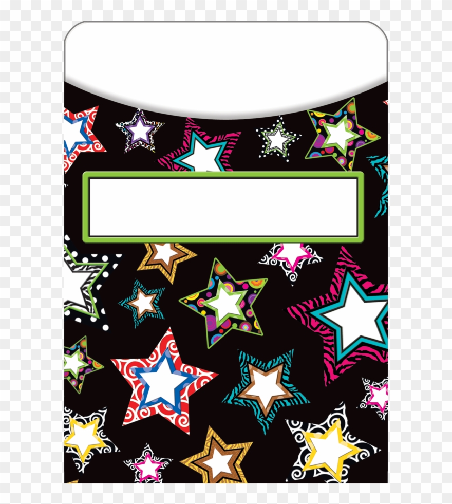 Tcr5554 Fancy Stars Library Pockets Image - Teacher Created Resources Fancy Stars Library Pockets Clipart