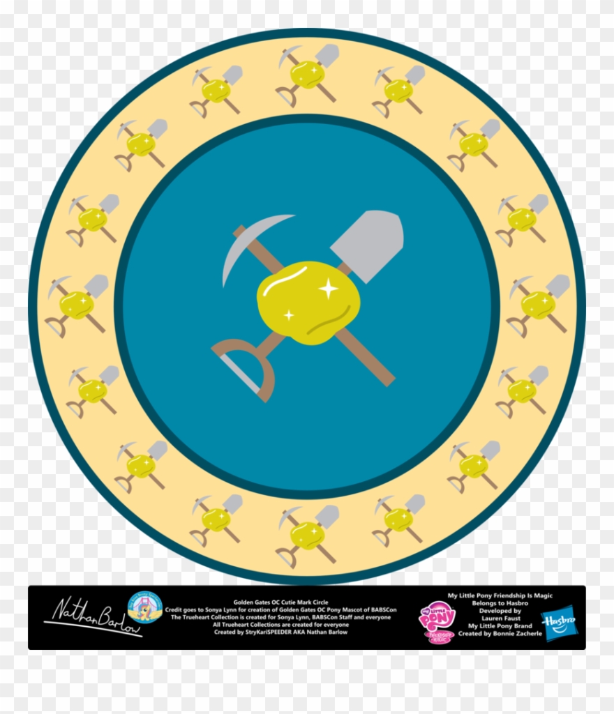 Gate Clipart Gold Gate - Golden Gates Babscon Cutie Mark - Png Download