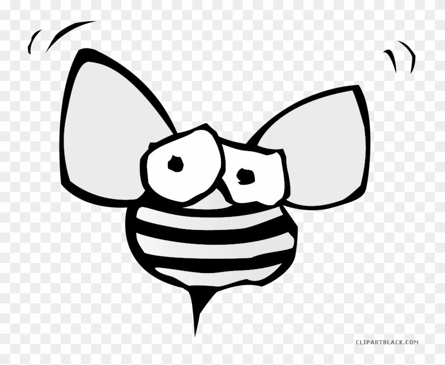 Hive Clipart Spelling Bee - Black And White Clipart Bee Png Transparent Png