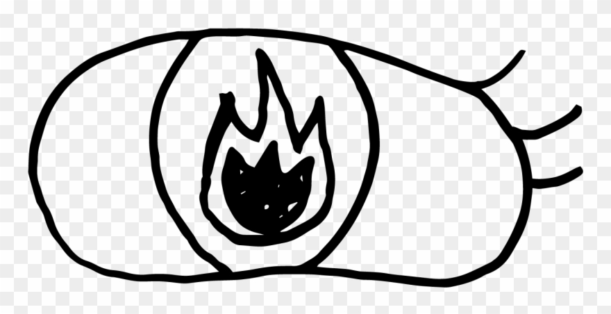 N'y Voir Que Du Feulanguage - Line Art Clipart