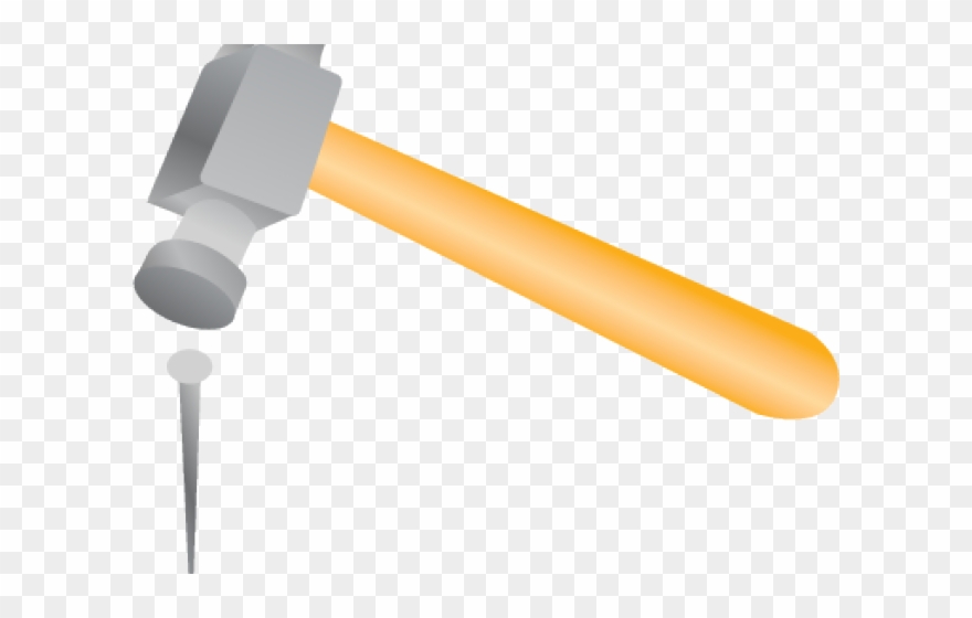 Nail Clipart Hammer Nail - Hammer And Nail Png Transparent Png