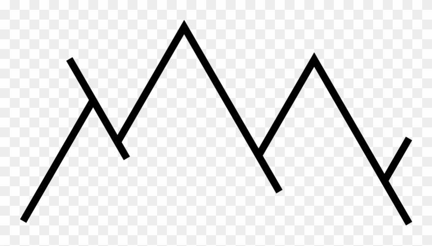 Mountain - Line Art Clipart