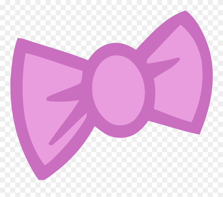 Bow Tie Clipart Hair Bow - Pink Bow Tie Cartoon - Png Download