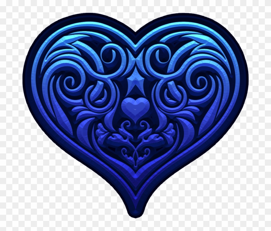 Beautiful Heartsblue - Heart Clipart