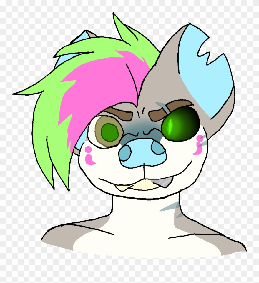 I'm A Little Angry Hyena That Draws And Makes Fursuits - Twitter Clipart