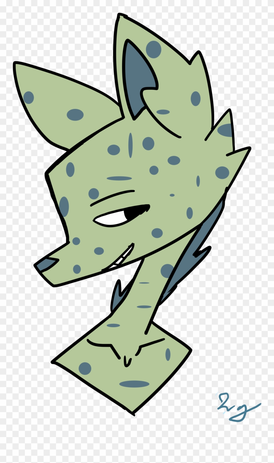 Dumb Little Hyena - Cartoon Clipart