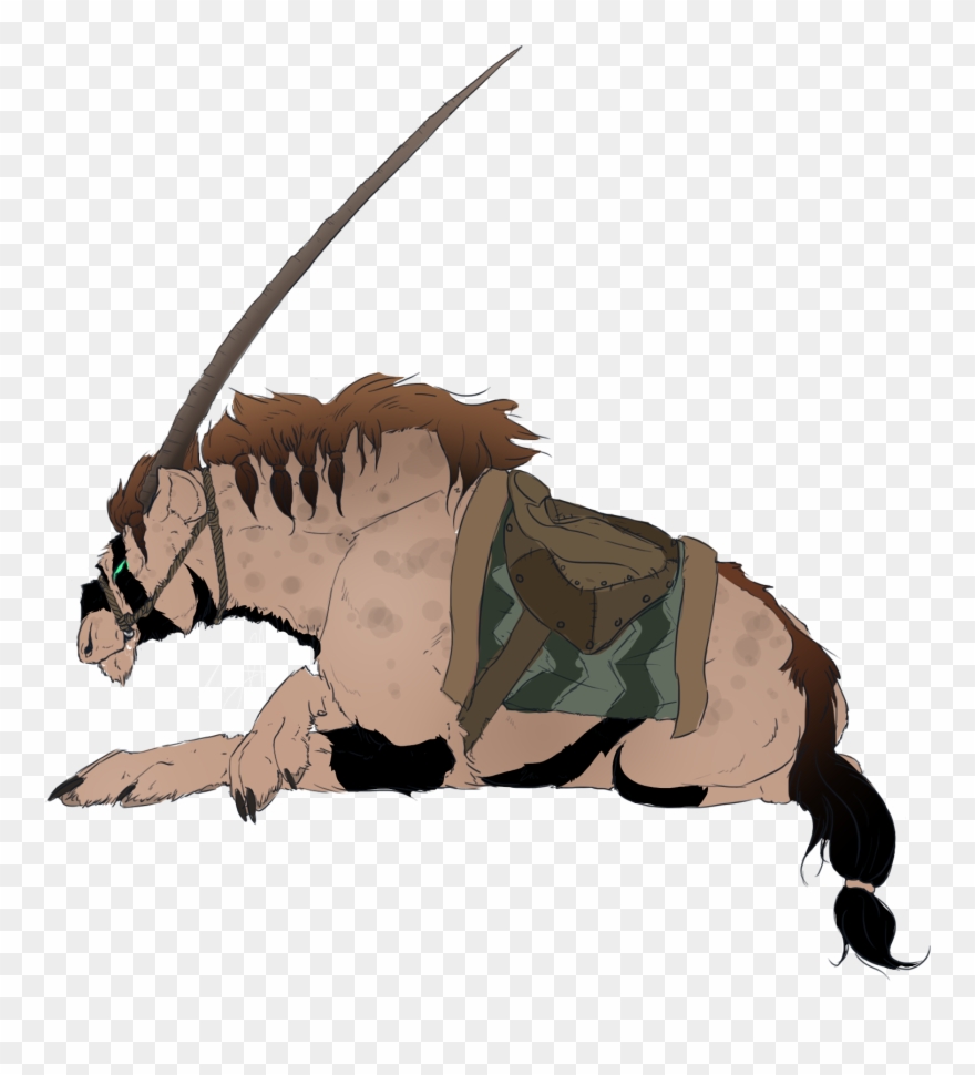 Hyena Gemsbok - Spirit Clipart