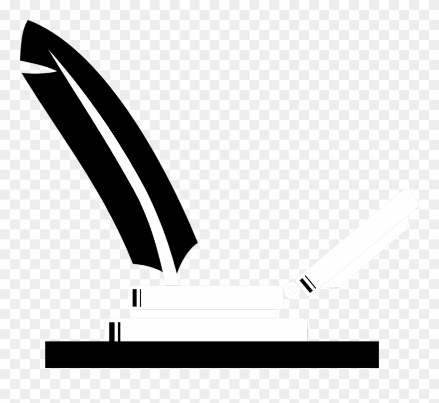 Clip Art Quill Pen Free - Png Download