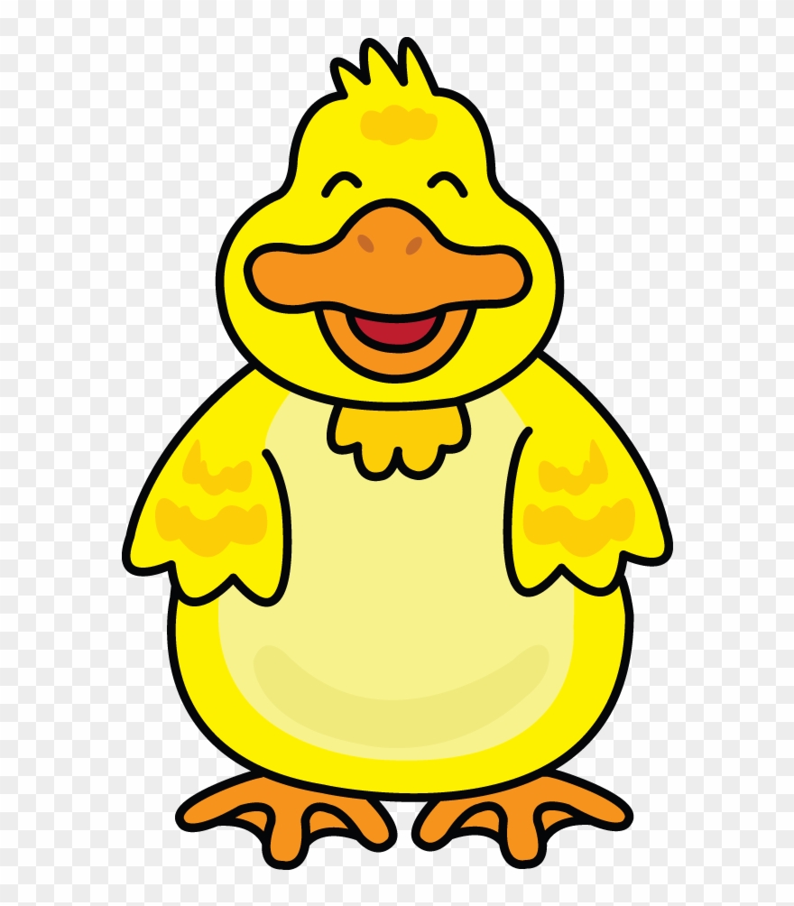 Drawing Ducks Clipart - Duck Easy To Draw - Png Download
