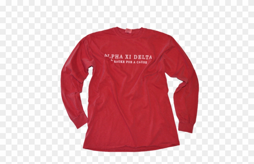 Alpha Xi Delta Longsleeve Red Front - Red Front Clipart
