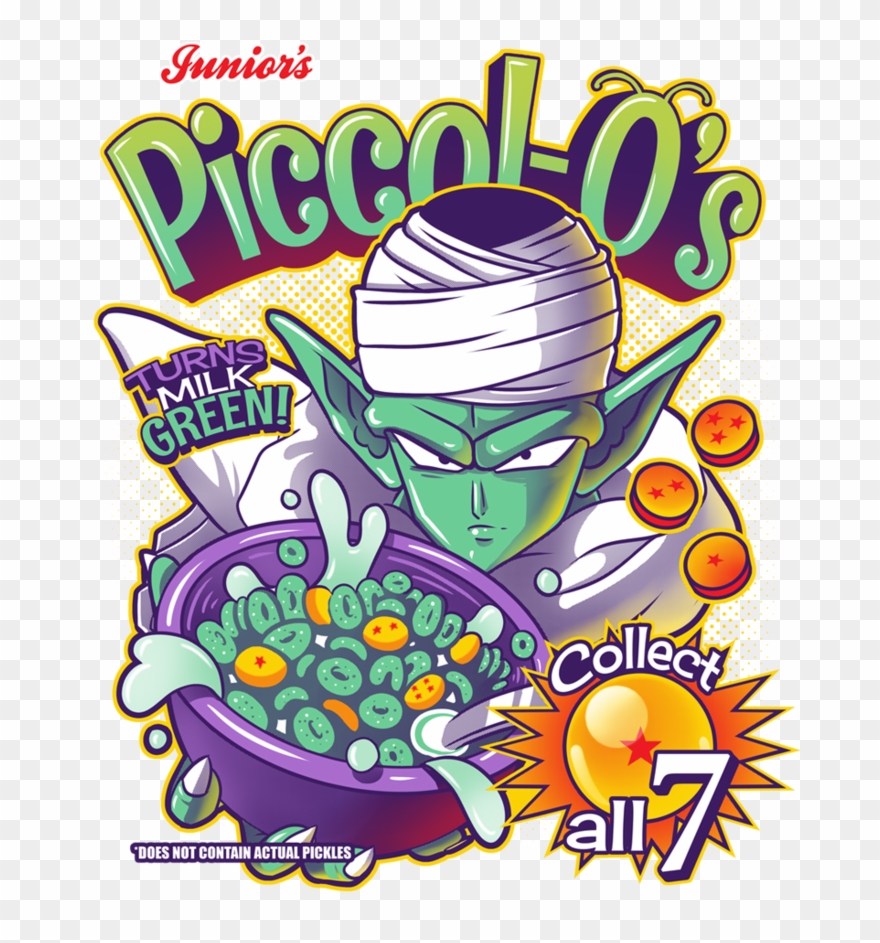 Teefury Has A New Pop Culture, Geeky, Or Nerdy T Shirt - Piccolo Cereal Clipart
