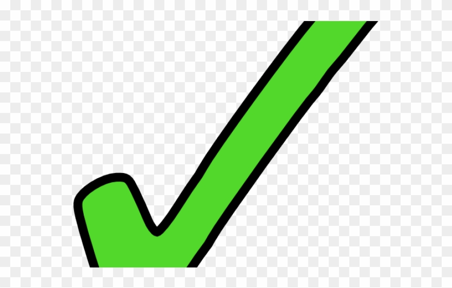 Green Tick Clipart Transparent Background - Clip Art - Png Download
