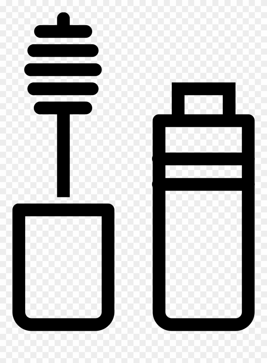 This Is An Open Mascara Case - Cosmetics Clipart