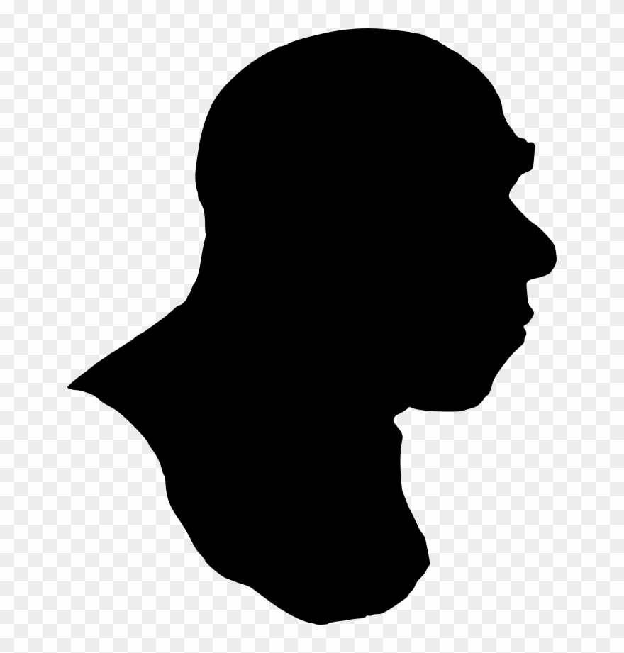 A Creepy Looking Star Fish - Creepy Silhouette Face Png Clipart