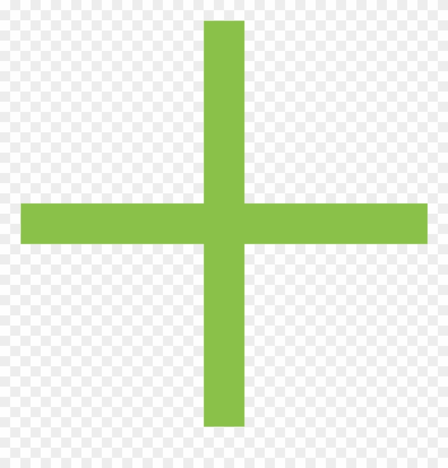 Green Plus Icon Png - Cross Clipart