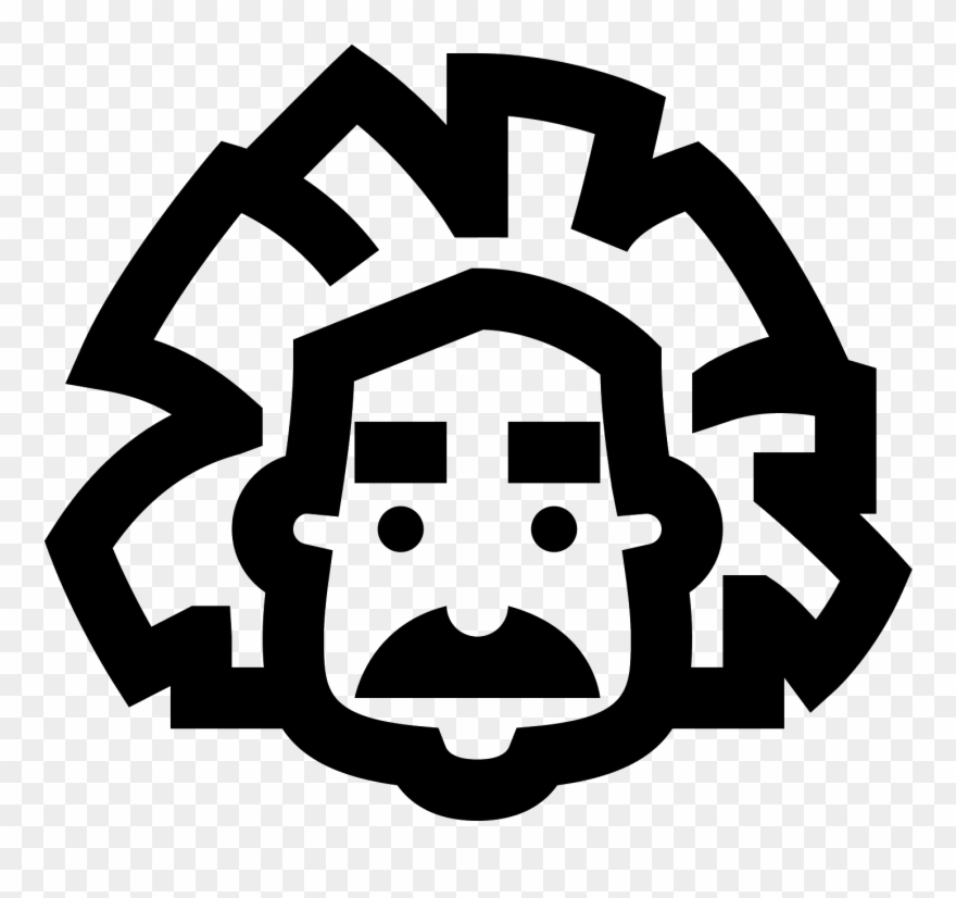 Einstein Vector - Einstein Icon Clipart