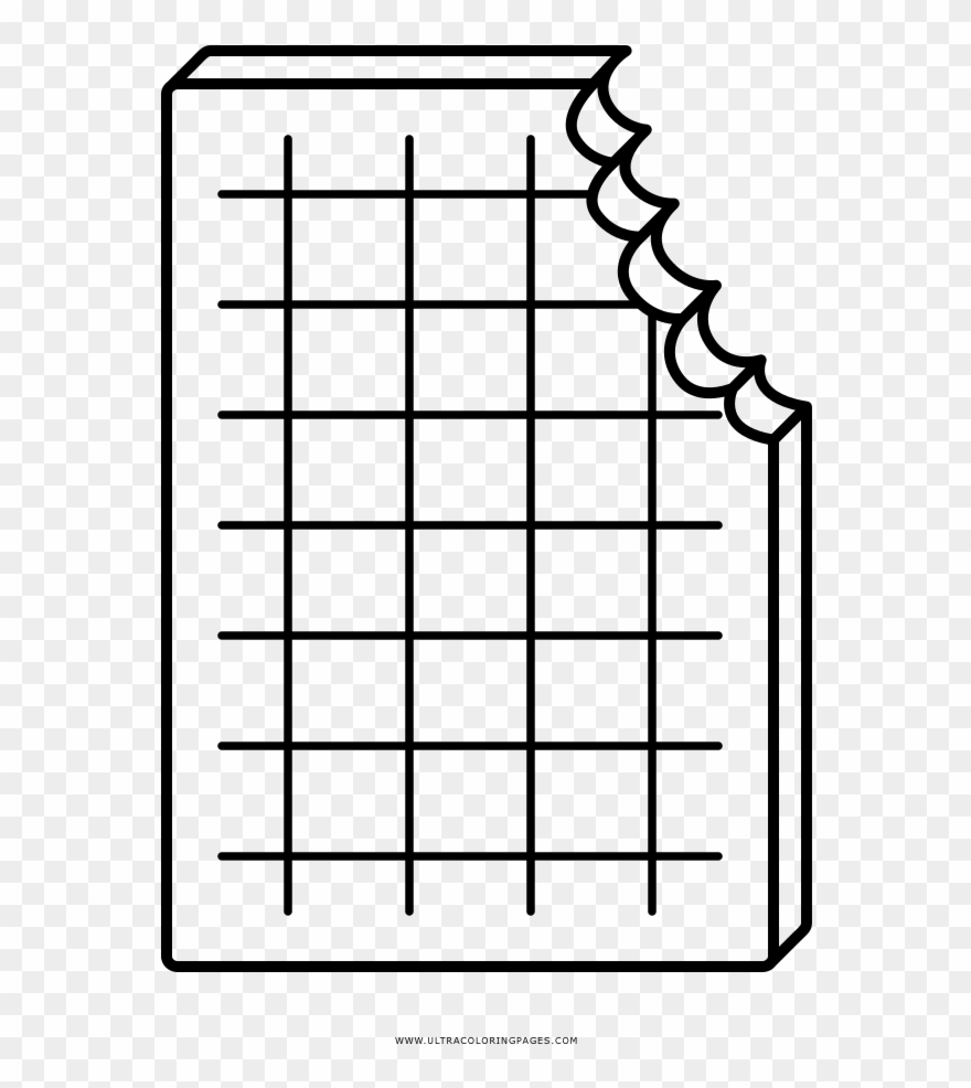 Chocolate Bar Coloring Pages - Symmetry Clipart