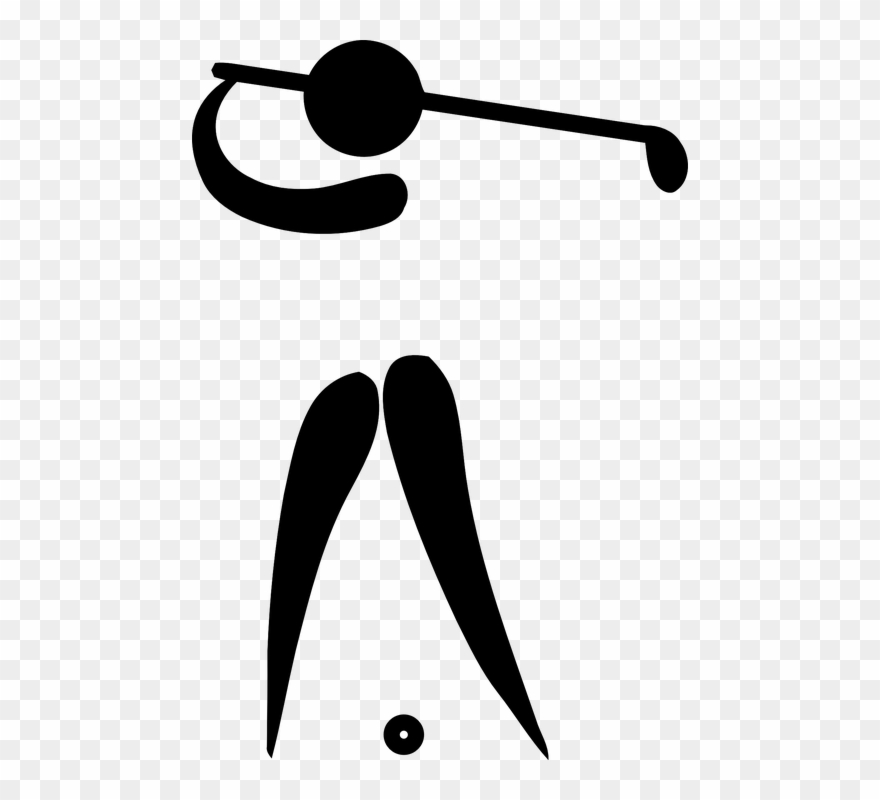Funny Golf Clipart 10, Buy Clip Art - Golf Olympics Logo - Png Download