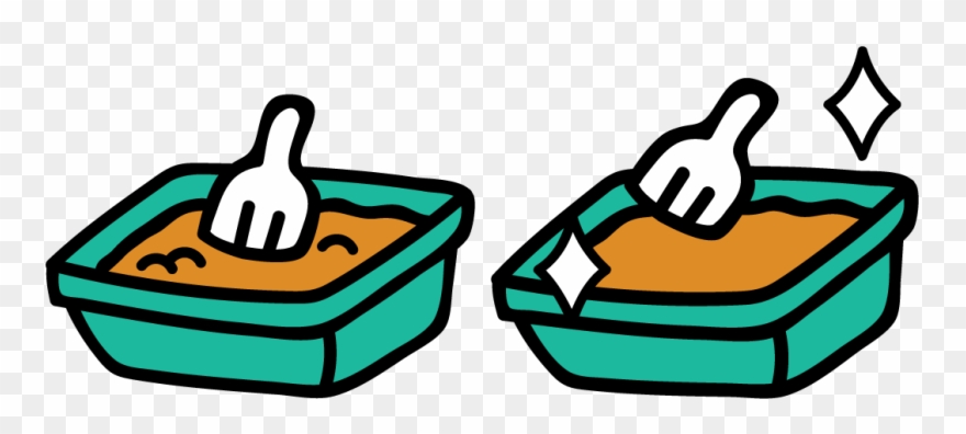Kitty & Cat Litter Box Swap - Kitty Litter Clip Art Transparent - Png Download