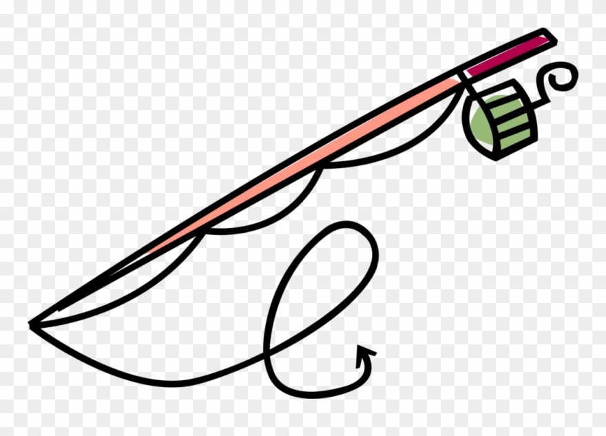 Vector Illustration Of Sport Fisherman Angler's Fishing - Illustration Clipart