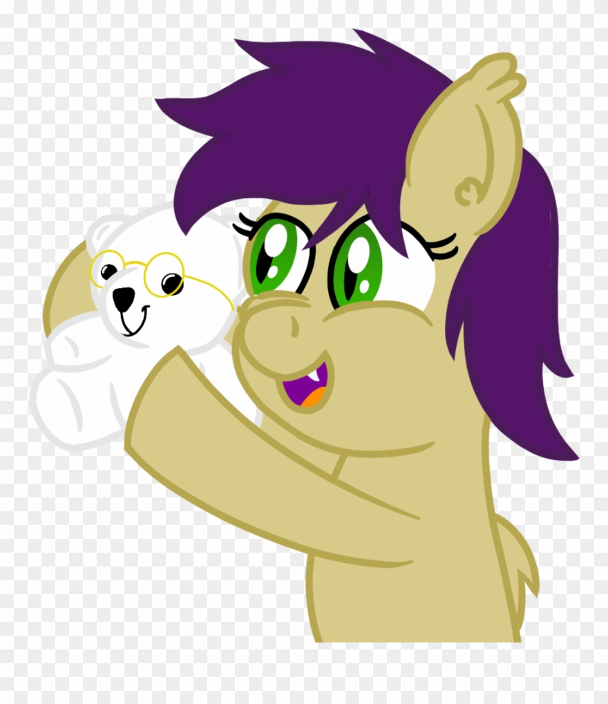 Toyminator900, Bat Pony, Bear, Fangs, Happy, Oc, Oc - Cartoon Clipart