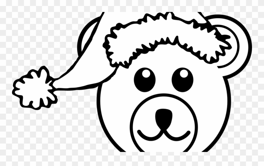 Coloring Santa Hats With Free Hat Clipart Download - Navidad Kawaii Para Colorear - Png Download