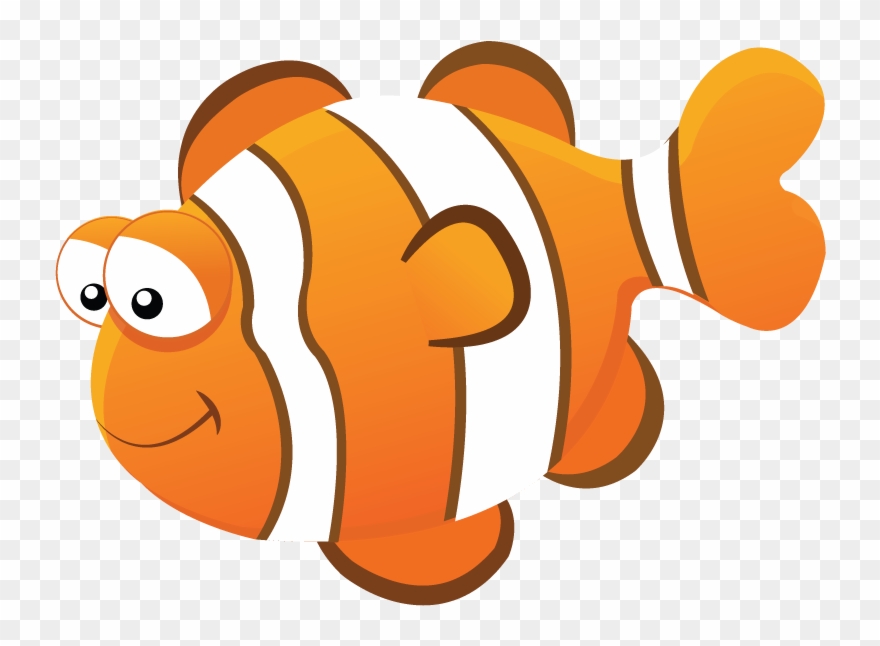 Clown Fish $0 - Sea Animals Vector Cartoon Clipart