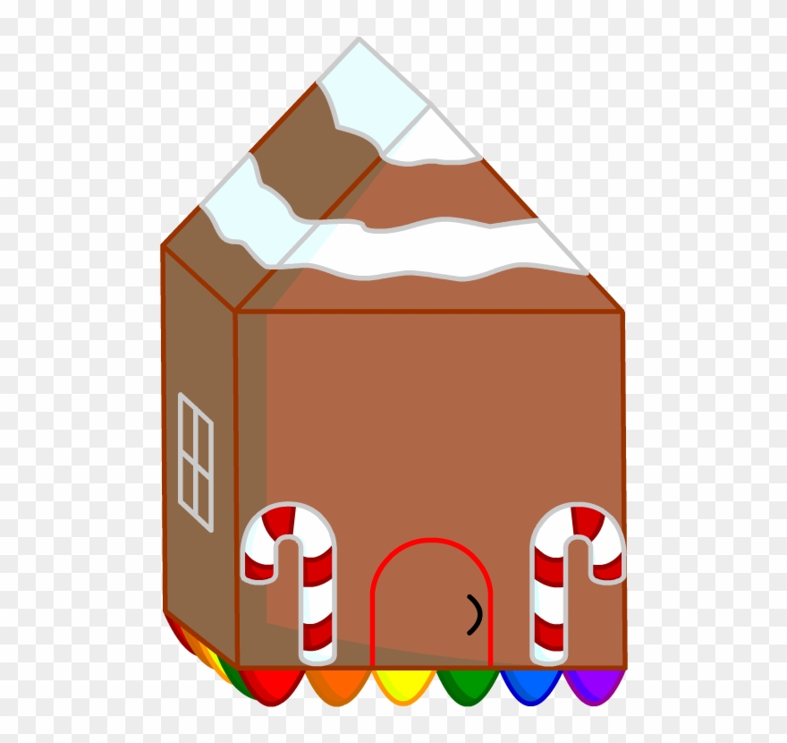 Redpandabrony's Gingerbread House - Bfdi Gingerbread House Clipart