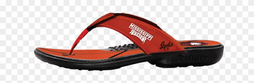 Cac Mustangs Basketball Flip Flops - Flip-flops Clipart