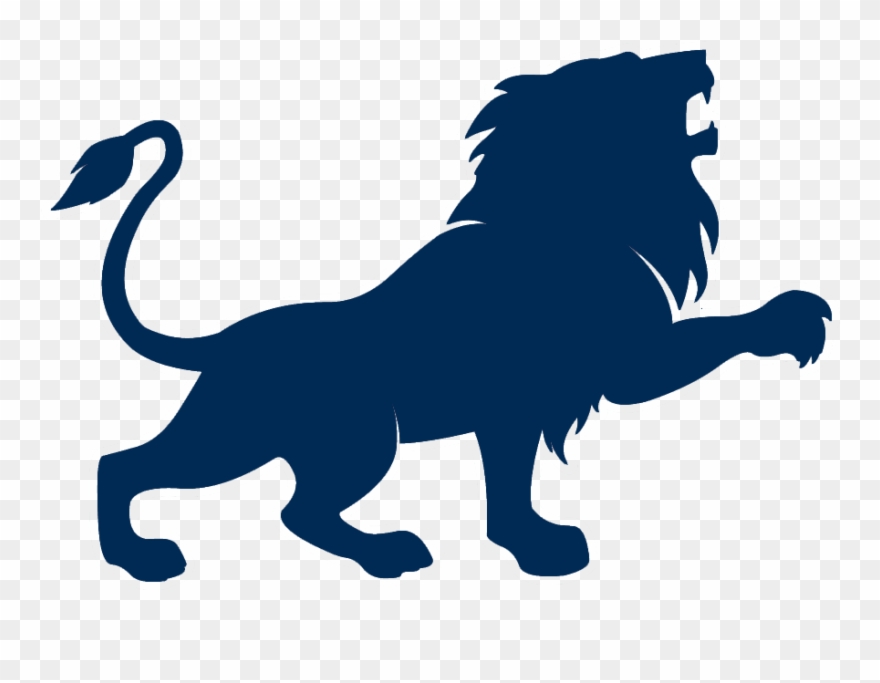Lion Profile Silhouette - Mekeel Christian Academy Clipart