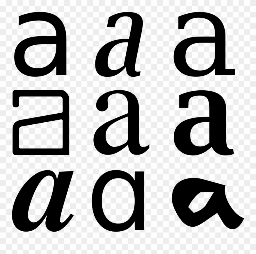 Different Ways To Make The Letter Clipart