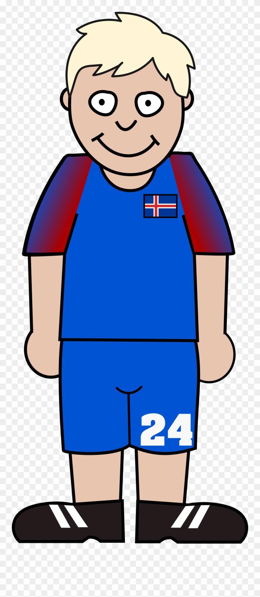 Image Free Library Clipart Football Player - World Cup Soccer Player Clipart Png Transparent Png