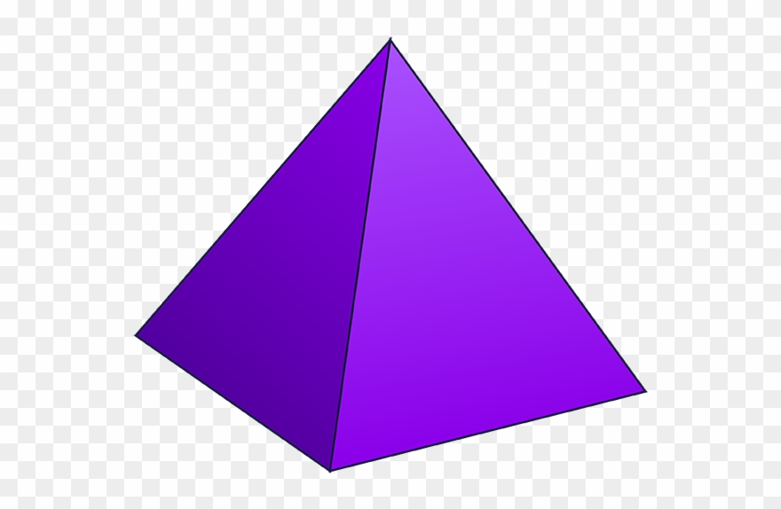 Clip Art Stock Pyramid D Geometry Nets Of Solids Activities - Shape - Png Download