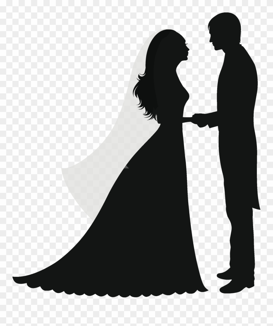 You Might Also Like - Wedding Silhouette No Background Clipart