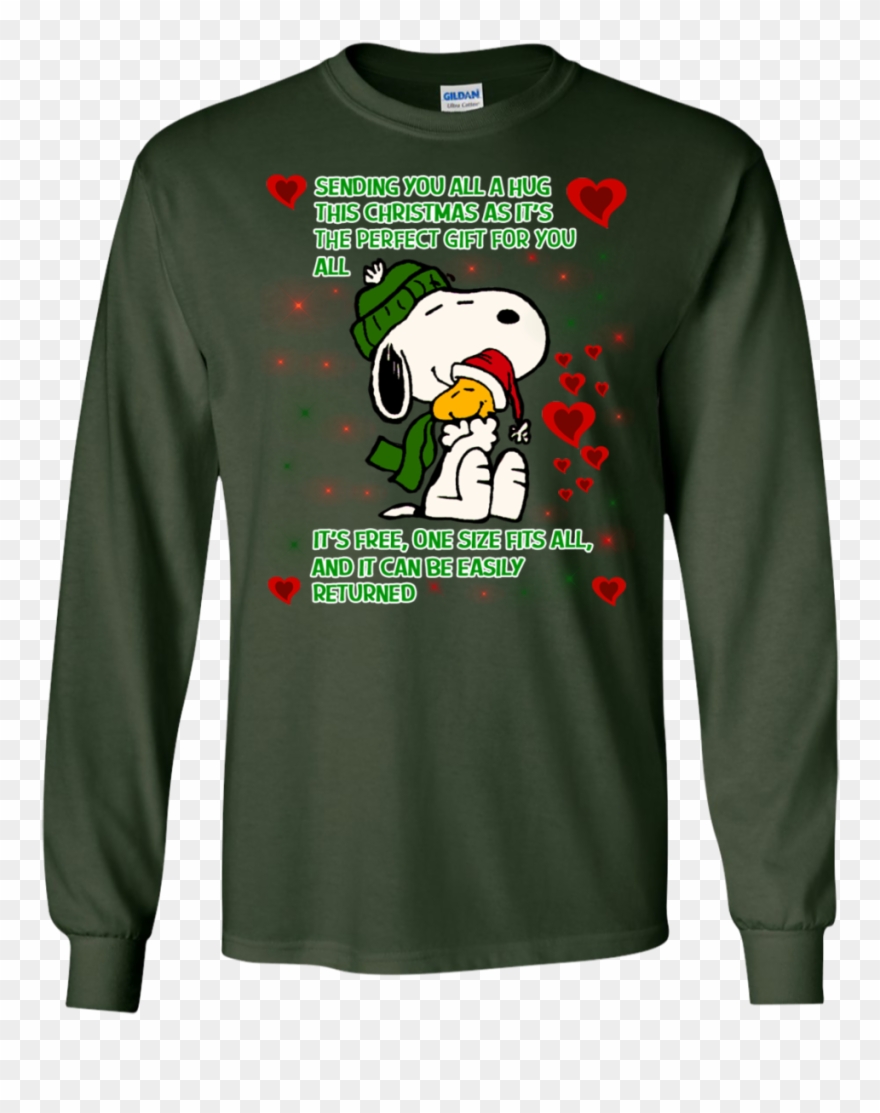 Free Christmas Hugs Sweater Clipart