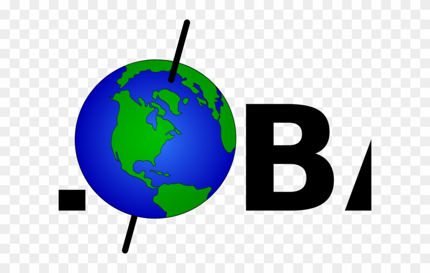 Globe Clipart Global History - Clip Art World Cartoon - Png Download