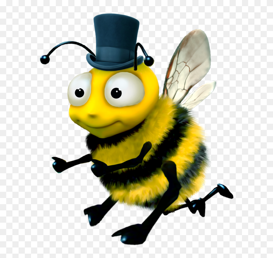 Buzz Bee, Cute Clipart, Flying Insects, Little Critter, - Bee - Png Download