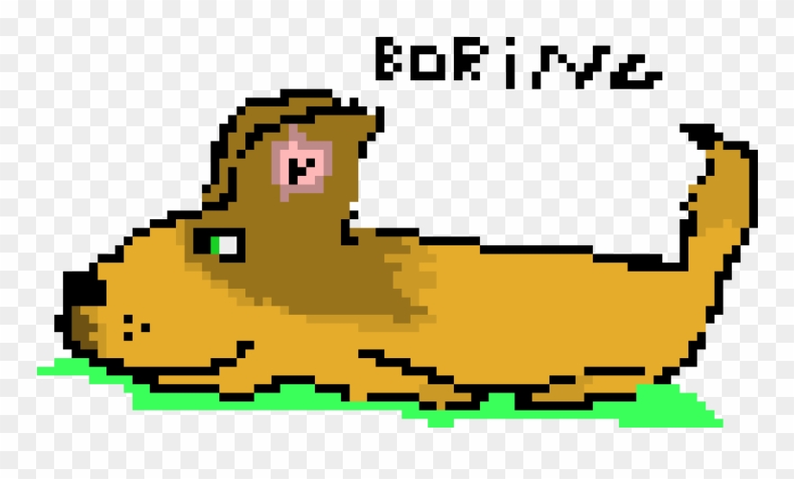 Boring Dog - Dog Clipart