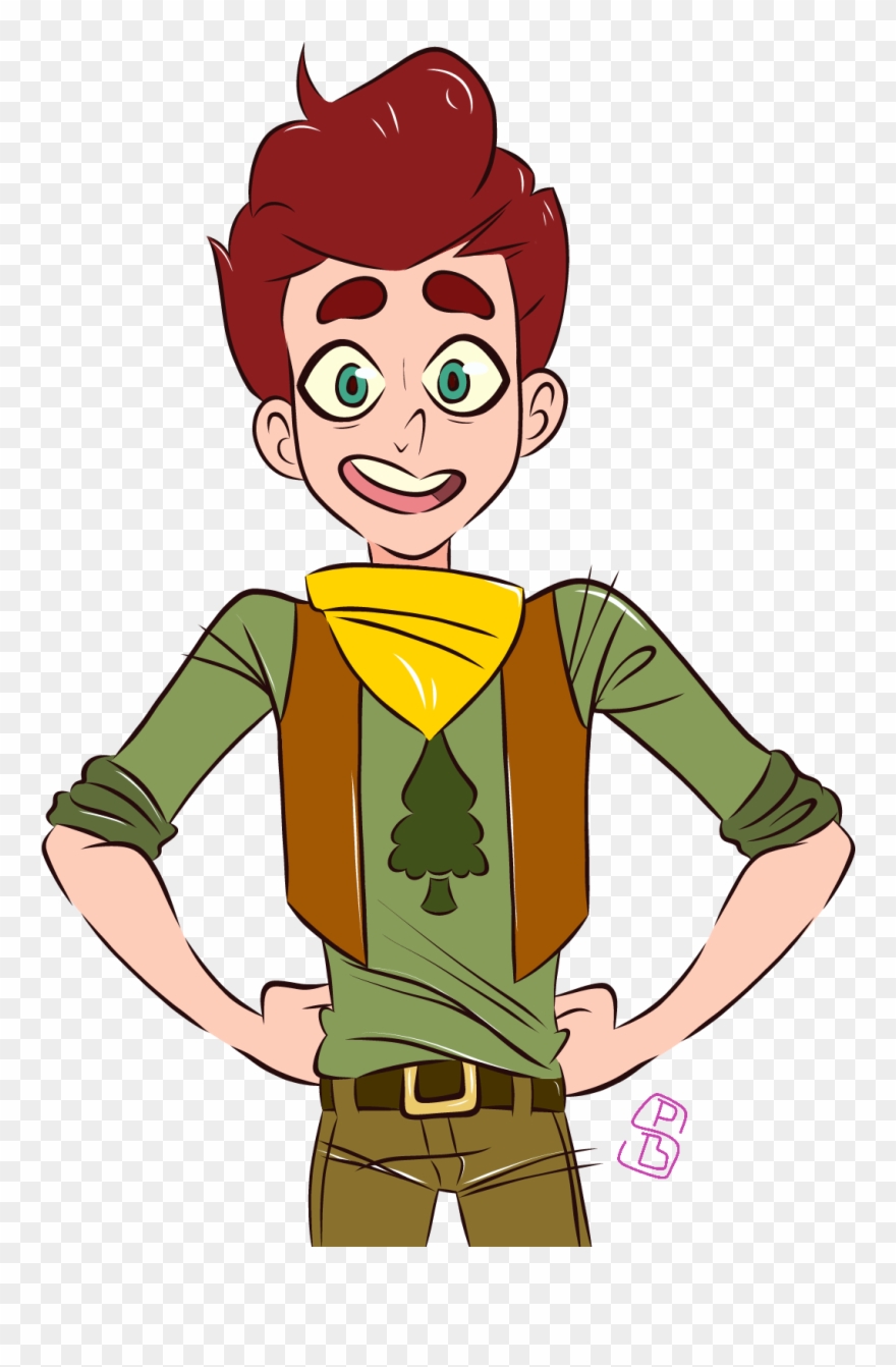 David Smiles, Putting His Hands On His Waist And Seeming - Waist Clipart