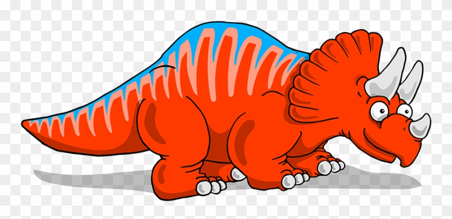 Infant Interlock Bib With Triceratops Dinosaur Clipart