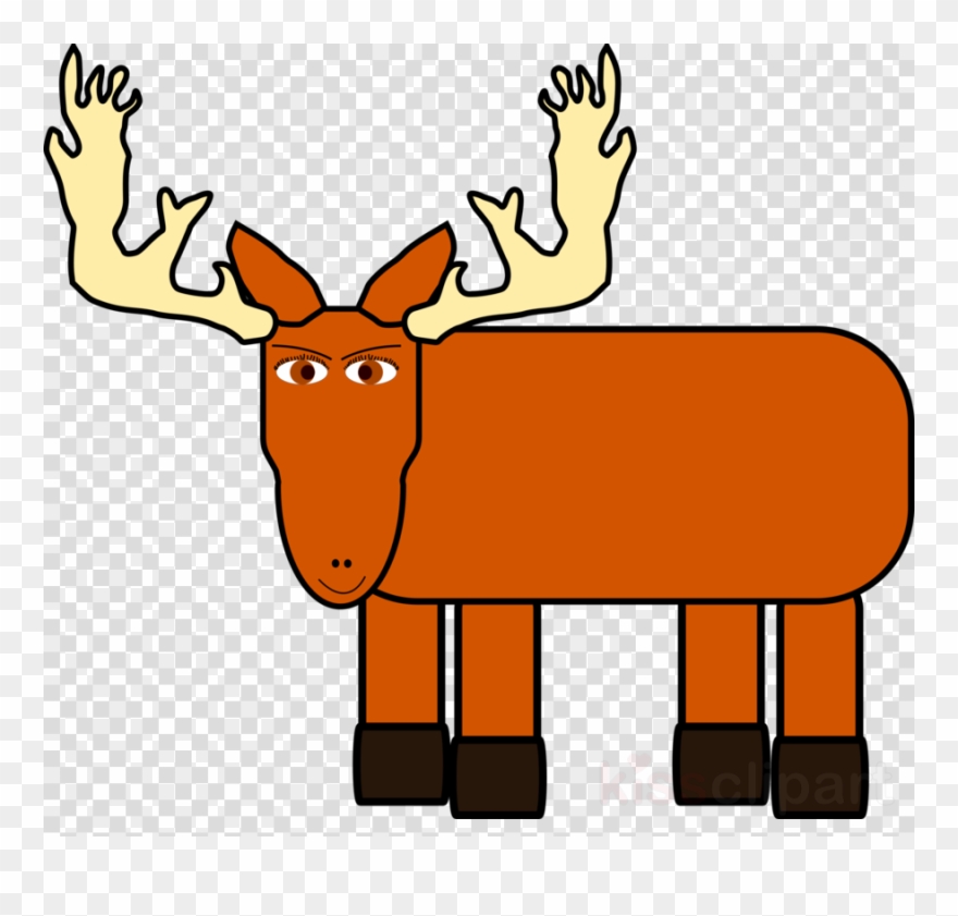 Cartoon Moose Png Clipart Moose Deer Clip Art - Cartoon Moose Transparent Png