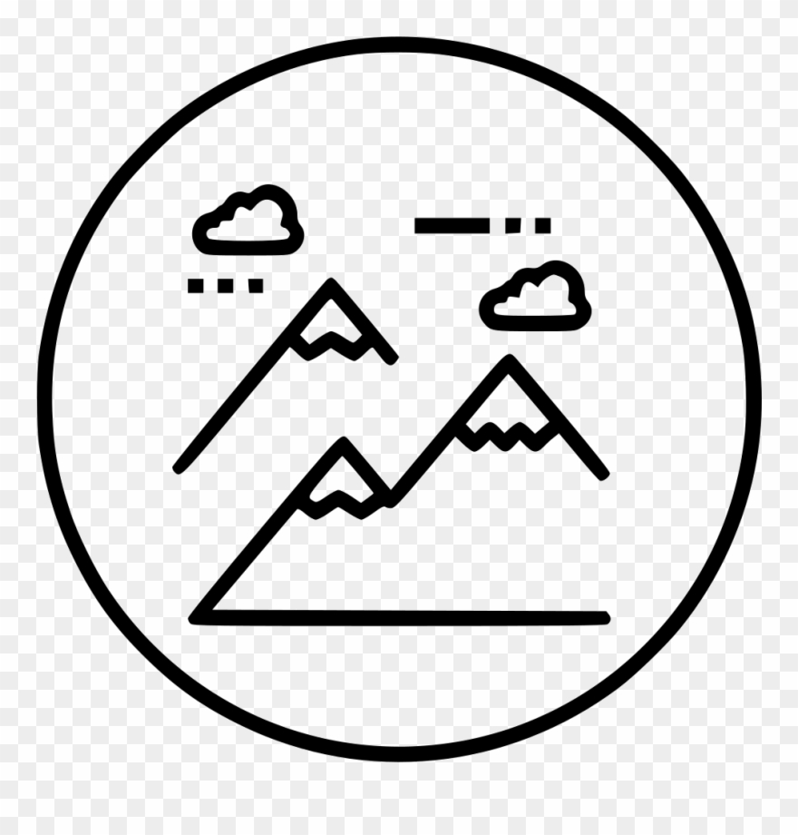 Mountain Climbing Nature Landscape Hill Station Tracking - Icon Clipart